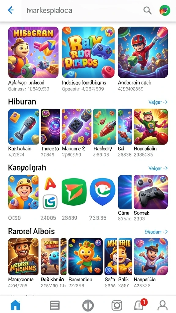 Tangkapan layar menunjukkan level petualangan yang menantang.