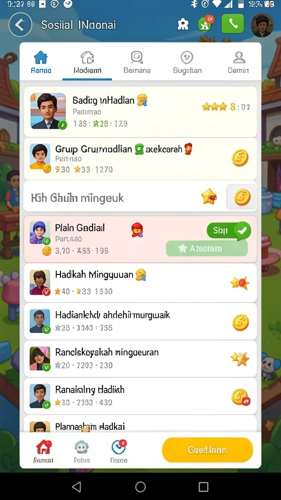 Screenshot menunjukkan pemandangan indah dunia 62IDN.