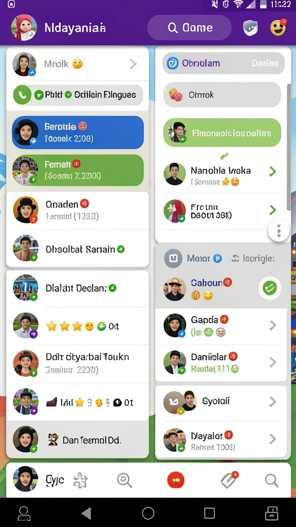 Antarmuka pengguna yang ramah dan menarik.