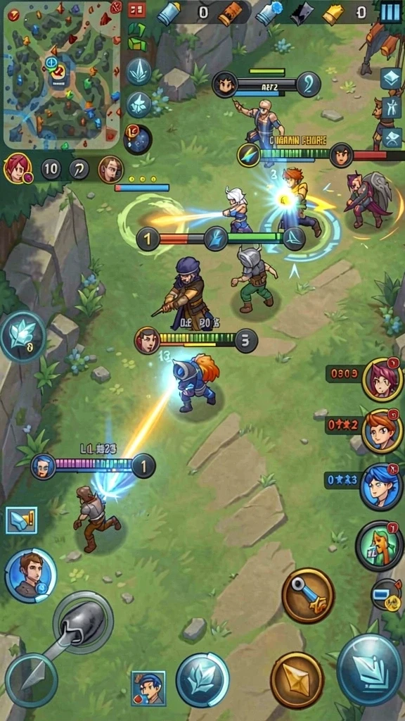Screenshot gameplay yang menunjukkan aksi seru.