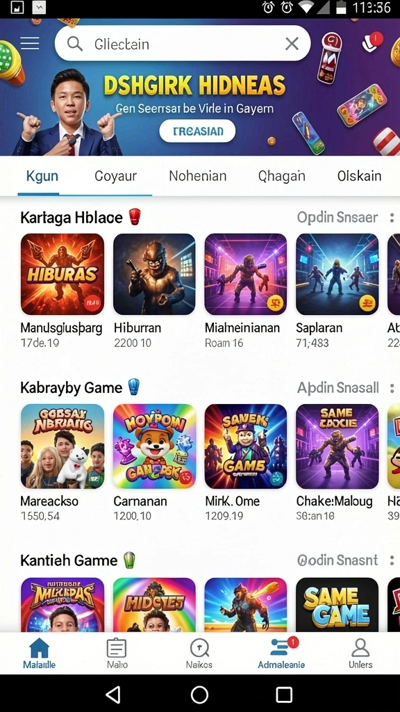 Beragam pilihan permainan yang mengasyikkan.