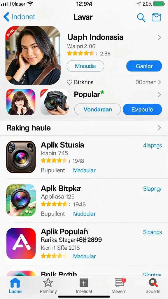 Tampilan awal aplikasi BPO777 yang menarik.