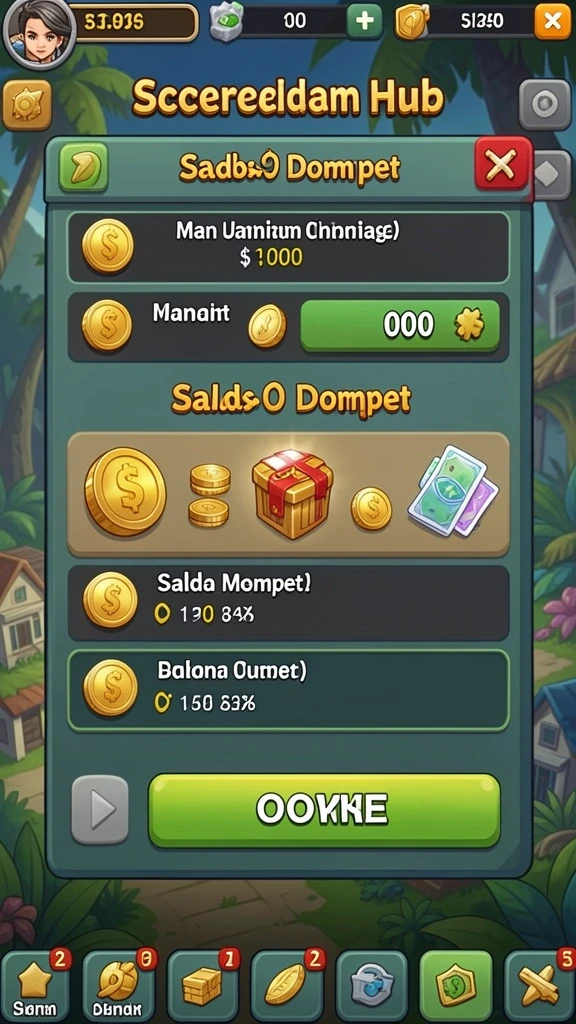 Tampilan layar utama D200M yang mengesankan.