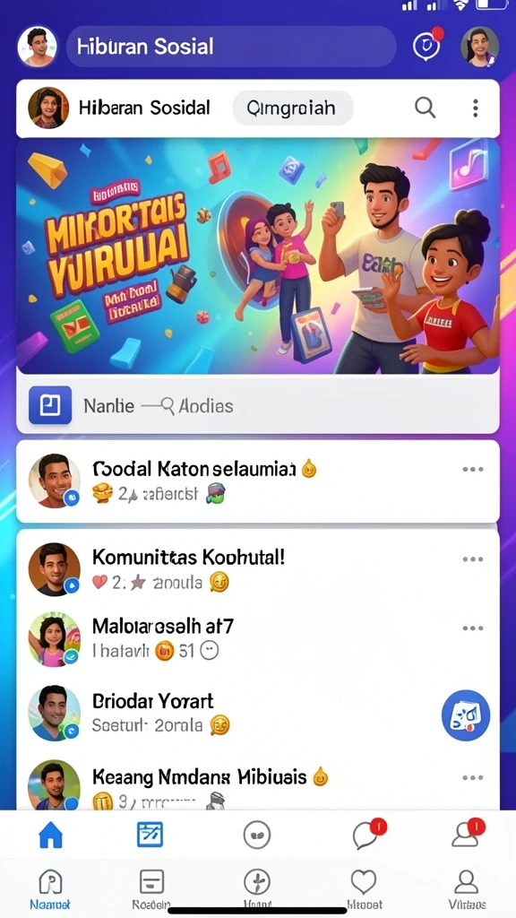Berbagai pilihan permainan menarik untuk semua usia.