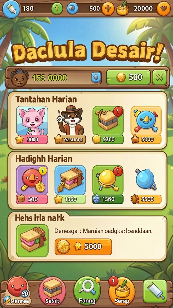 Gameplay seru dengan banyak tantangan.