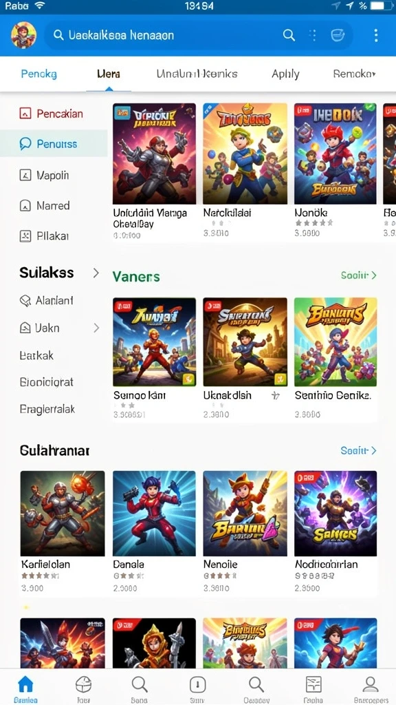 Fitur sosial untuk berinteraksi dengan pemain lain.