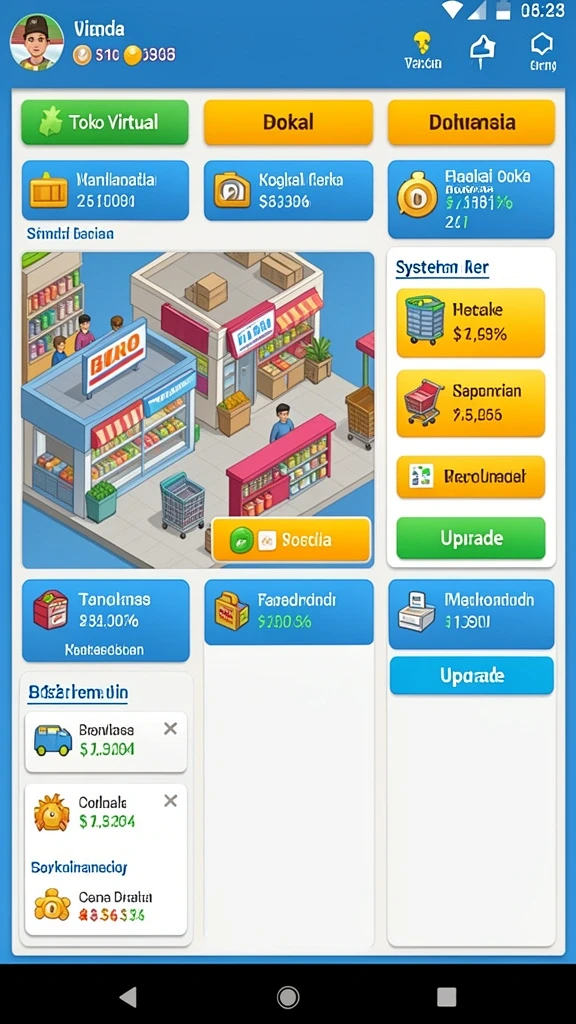 Screenshot memperlihatkan interaksi dalam mode multiplayer.