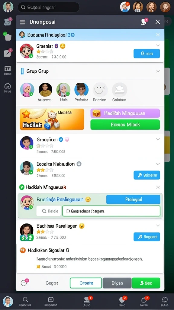 Mode permainan yang beragam untuk keseruan lebih.