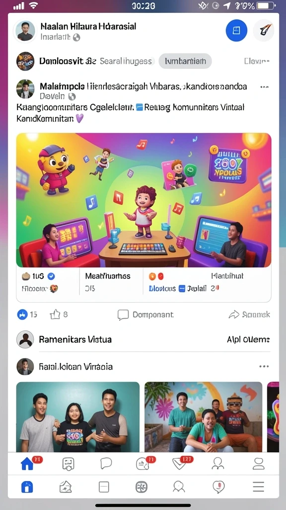 Contoh tantangan yang harus diselesaikan dalam game.