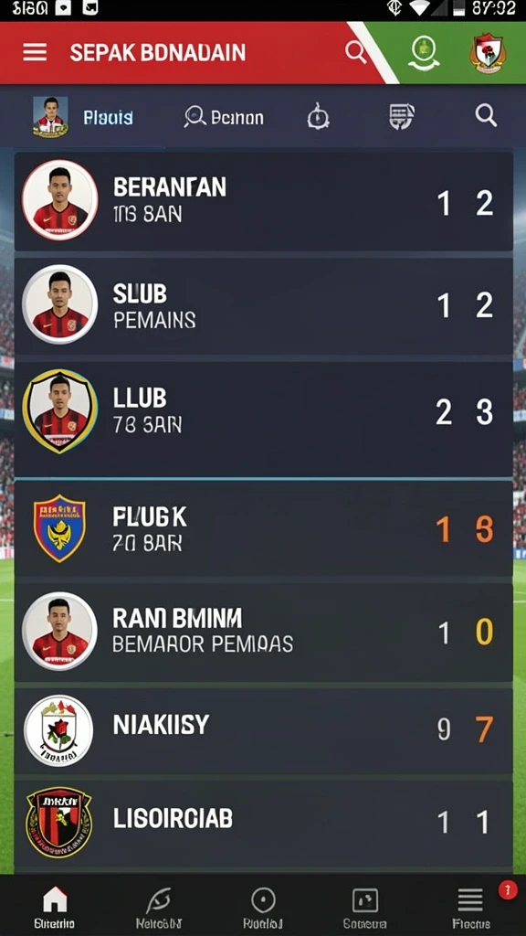Tampilan menu utama dengan pilihan permainan yang beragam.