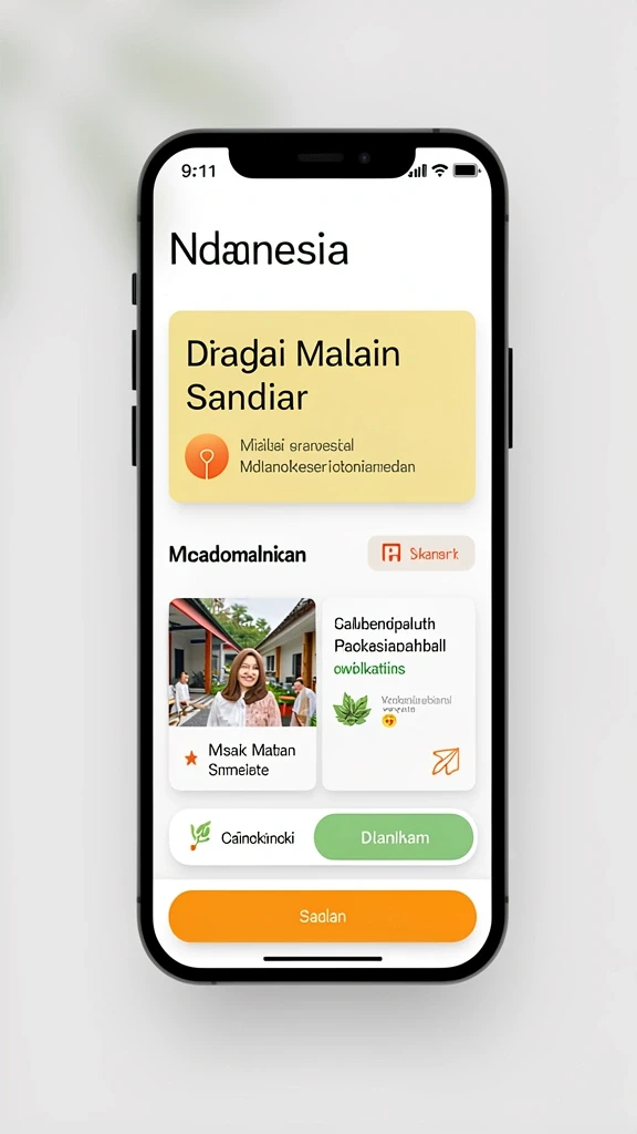 Tampilan menu utama yang intuitif dan menarik.