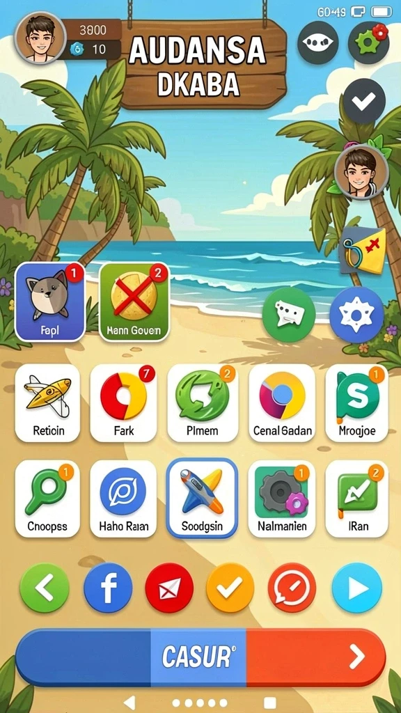 Momen aksi seru dalam gameplay JIN69.