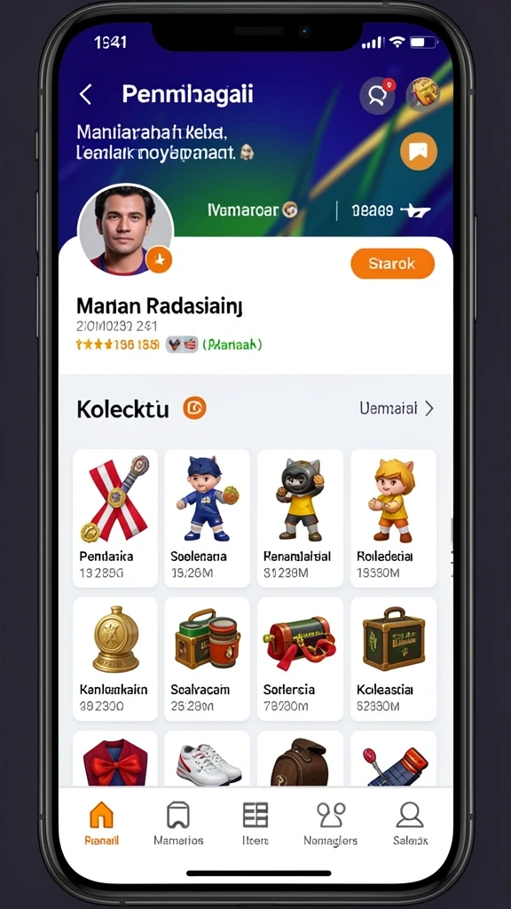 Tampilan utama aplikasi JOKO4D yang menarik.