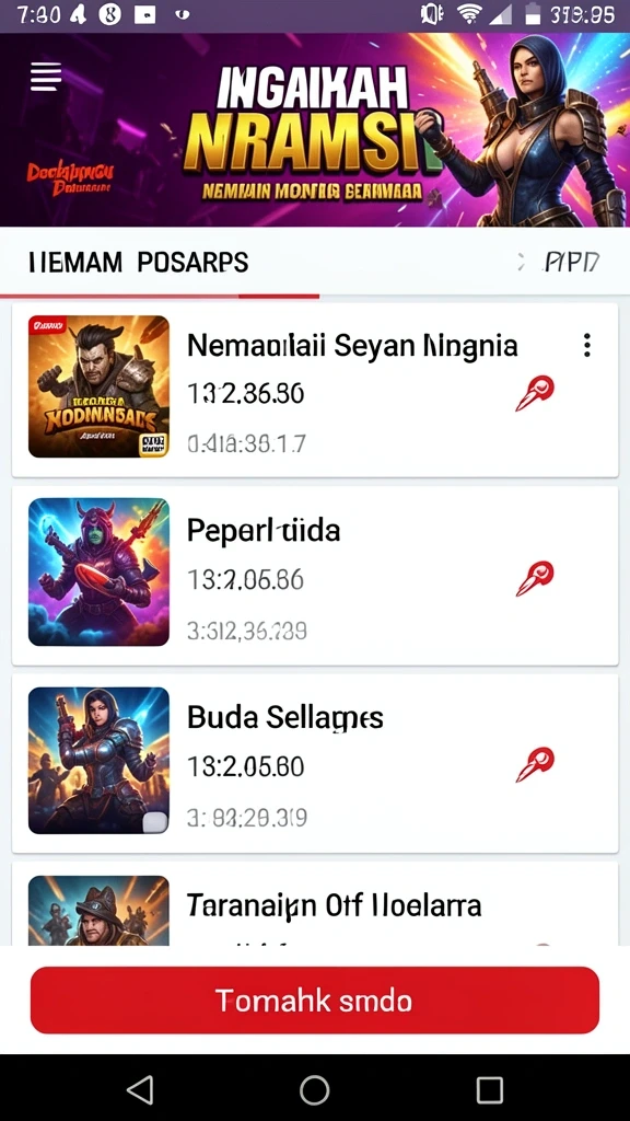 Pengalaman bermain yang mendebarkan.