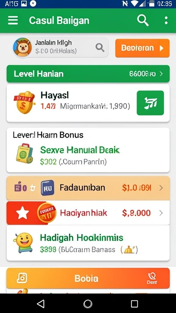 Tangkapan layar memperlihatkan karakter unik dengan kemampuan spesial.