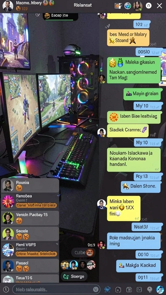 Screenshot memperlihatkan karakter utama dalam aksi.
