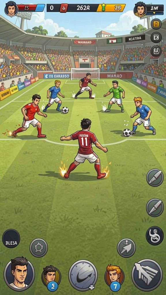 Tampilan antarmuka game yang menarik dan intuitif.