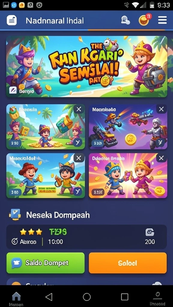 Karakter yang dapat disesuaikan sesuai preferensi.