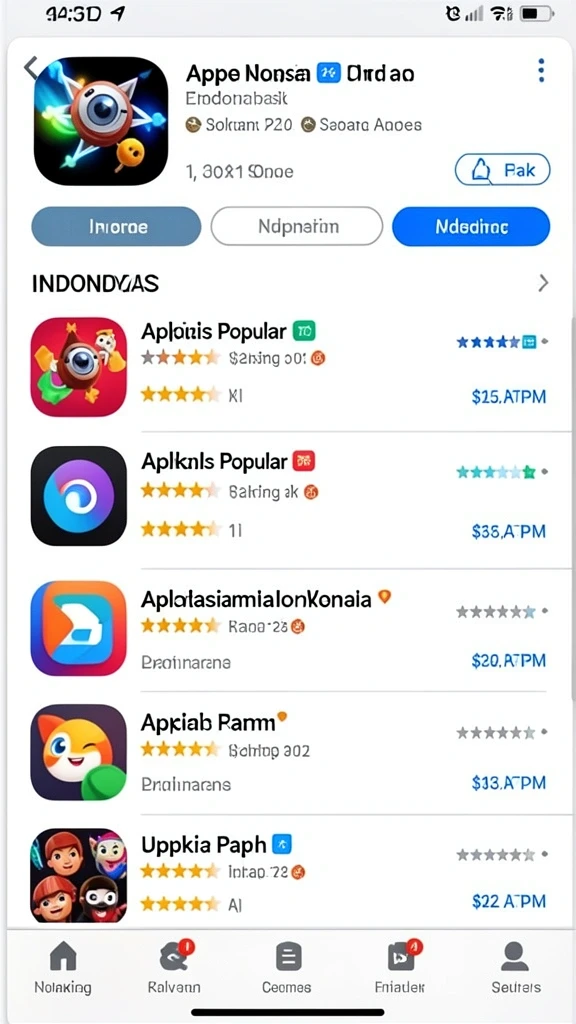 Koleksi item menarik dalam permainan.