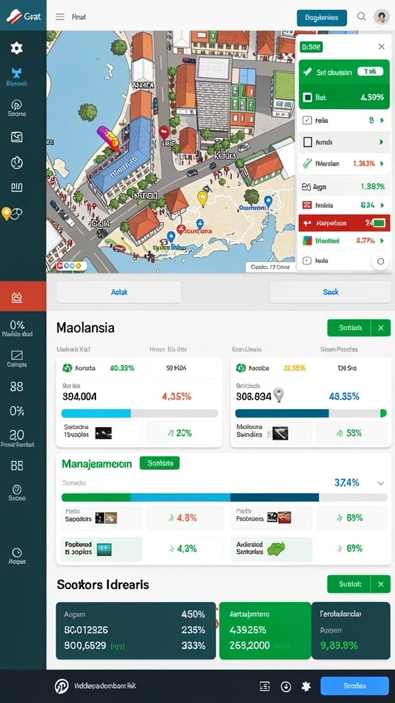Screenshot menunjukkan peta baru yang menantang.