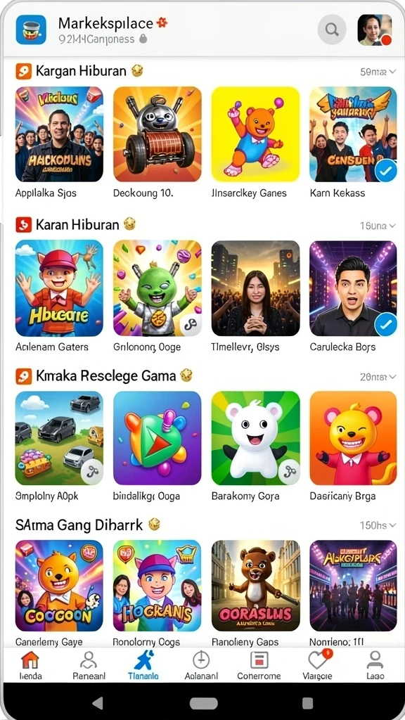Screenshot memperlihatkan pertempuran epik antar pemain.