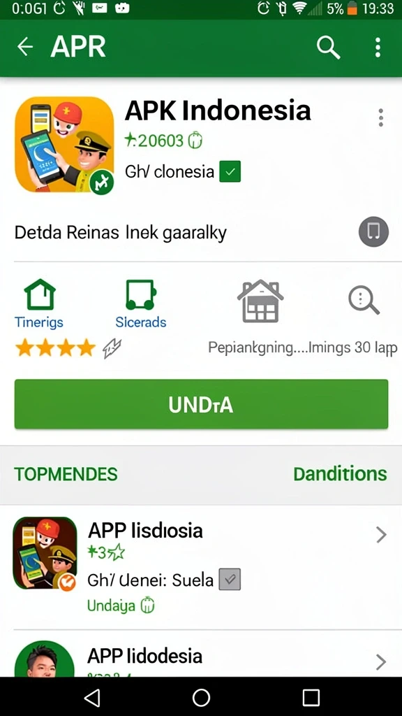 Gambaran permainan dengan pilihan level yang beragam.