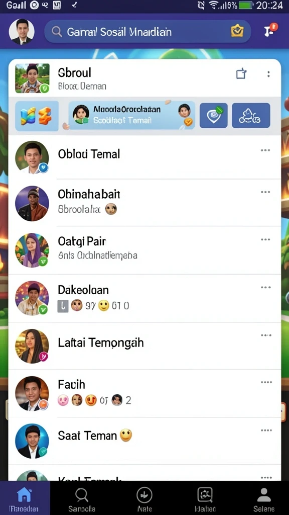Screenshot dari salah satu level menantang yang ada di PP7.