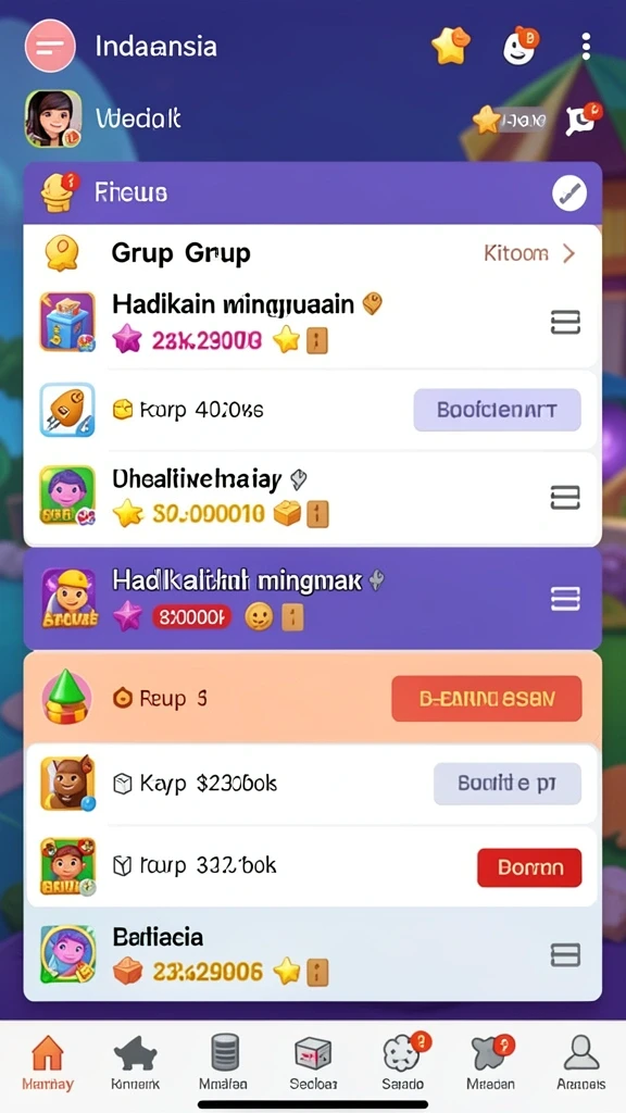 Karakter preman yang unik dan beragam.