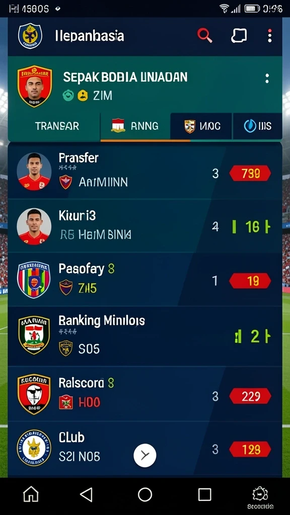Tampilan menu utama yang menarik dan mudah dinavigasi.