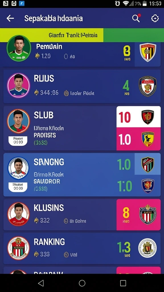 Tampilan menu utama yang menarik dan mudah dinavigasi.