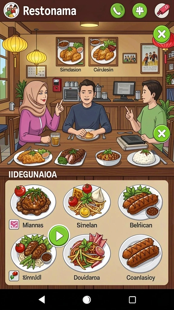 Tampilkan karakter unik yang dapat dipilih!