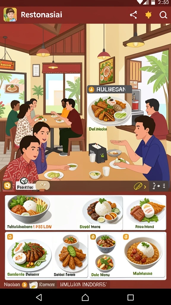 Ilustrasi karakter utama dalam misi perjalanan.