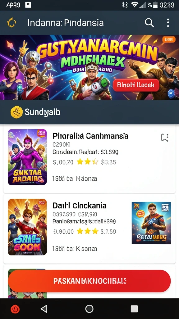 Tampilan antarmuka yang menarik dan user-friendly.