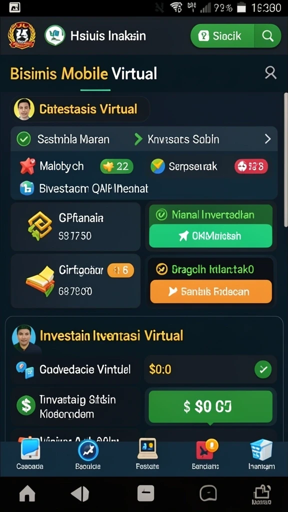 Berbagai pilihan permainan yang menghibur.