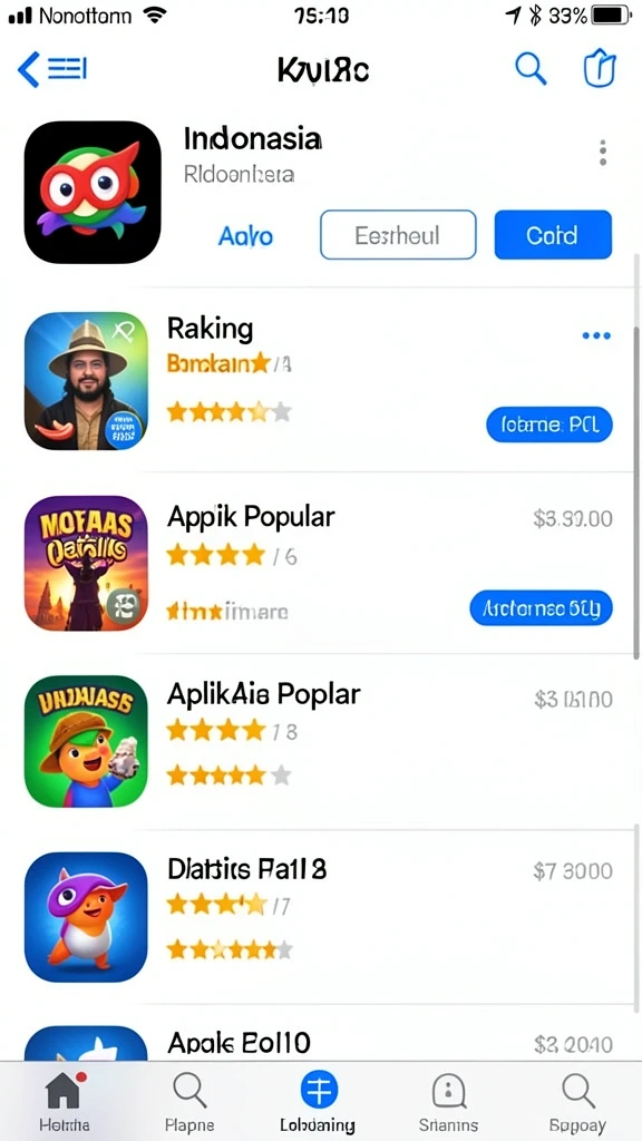 Screenshot menunjukkan mode permainan baru yang penuh tantangan.