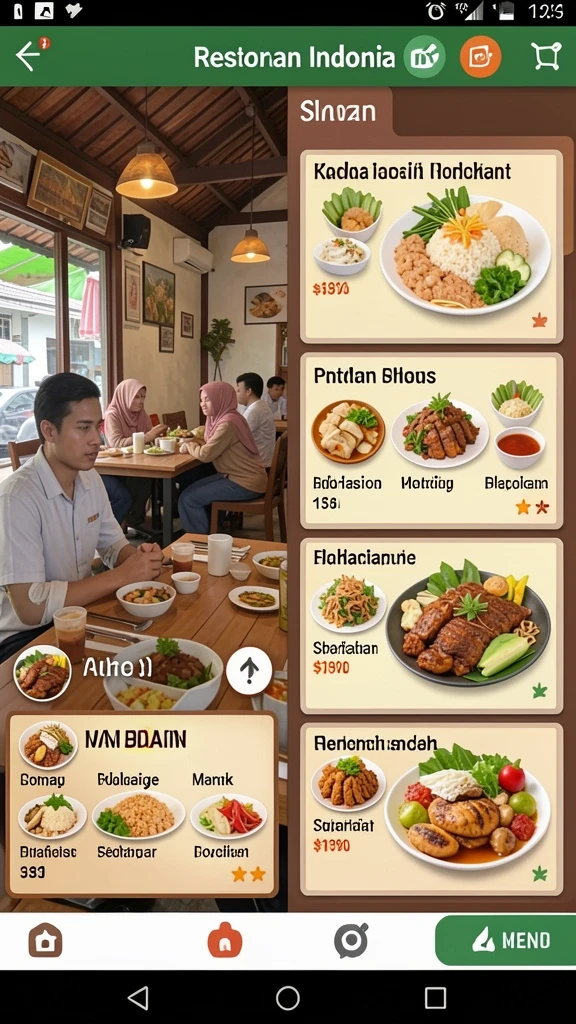Tampilan antarmuka yang user-friendly.