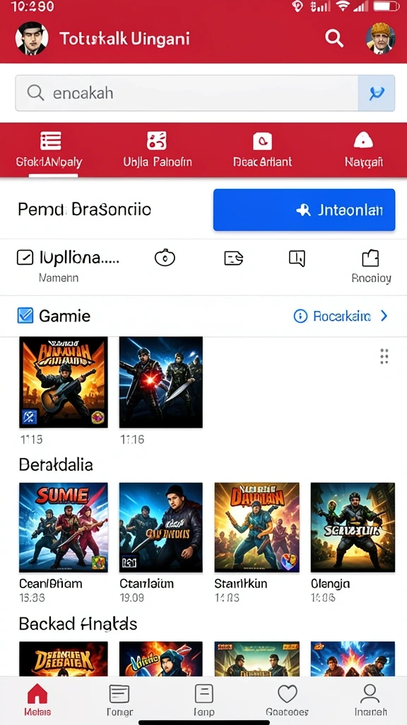 Tampilan antarmuka pengguna yang intuitif dan menarik.